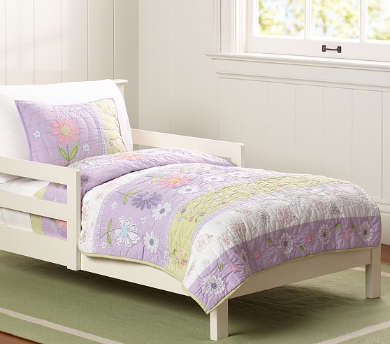 Daisy Garden Toddler Quilted Bedding | Pottery Barn Kids