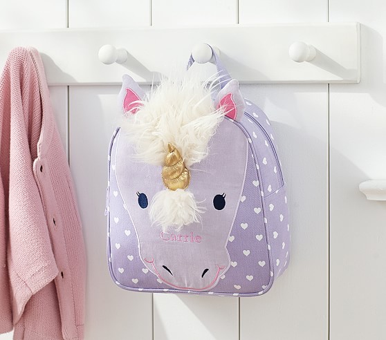 unicorn stuffed animal backpack