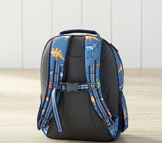 Mackenzie Blue Multicolor Dino Backpack 