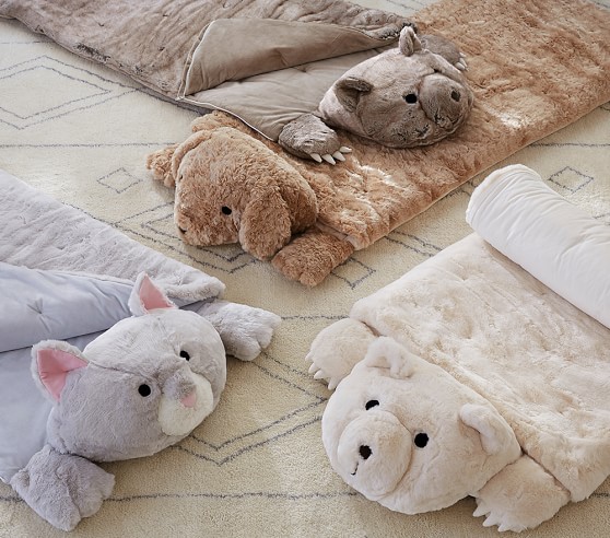 Faux Fur Sleeping Bags | Pottery Barn Kids