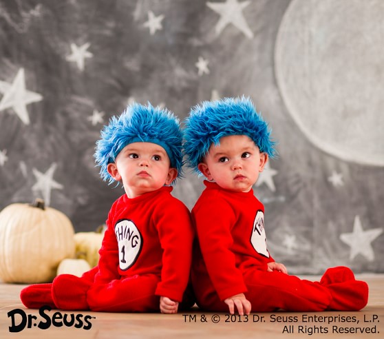 Baby Dr. Seuss’s™ Thing 1 and Thing 2 Baby Costume | Pottery Barn Kids