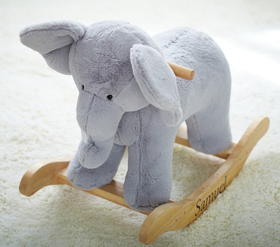 nursery elephant rocker