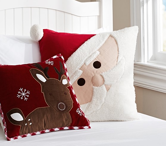 Christmas Decorative Pillows  Pottery Barn Kids