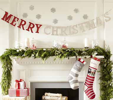 Merry Christmas Garland | Pottery Barn Kids