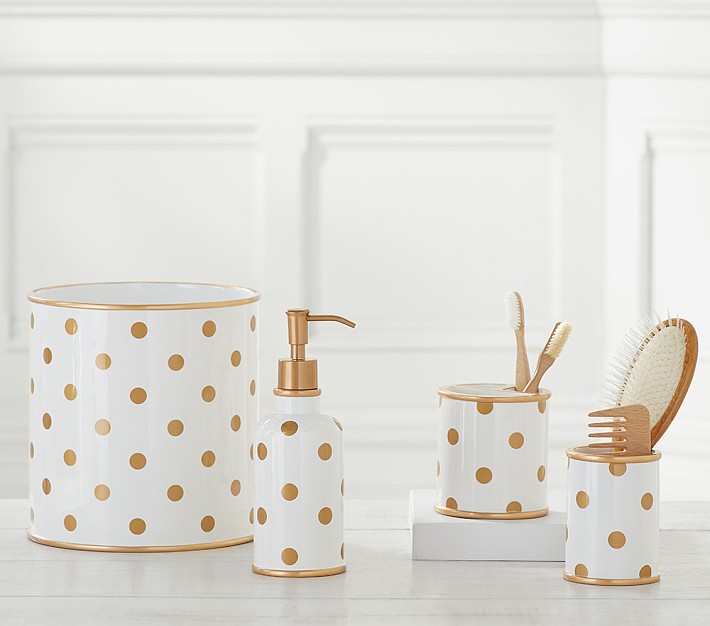 Kids Children S Bath Towels Bathroom Sets Pottery Barn Glitter Dot Bath Accessories