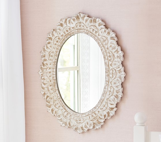 Carved Oval Mirror Pottery Barn Kids