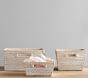 quinn white washed toy chest