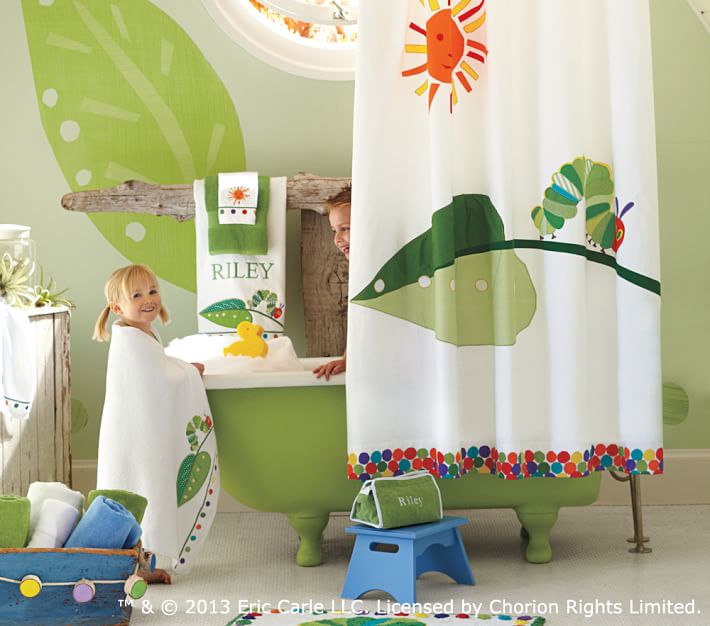 The Very Hungry Caterpillar Bath Mat Pottery Barn Kids