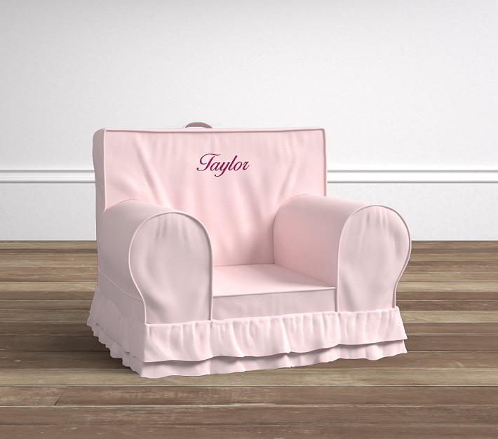 Pottery Barn Kids Pink Shaggy Dog Anywhere Chair Cover Regular