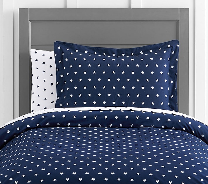 Moon And Stars Bedding Pottery Barn Kids Anic Star Duvet Cover