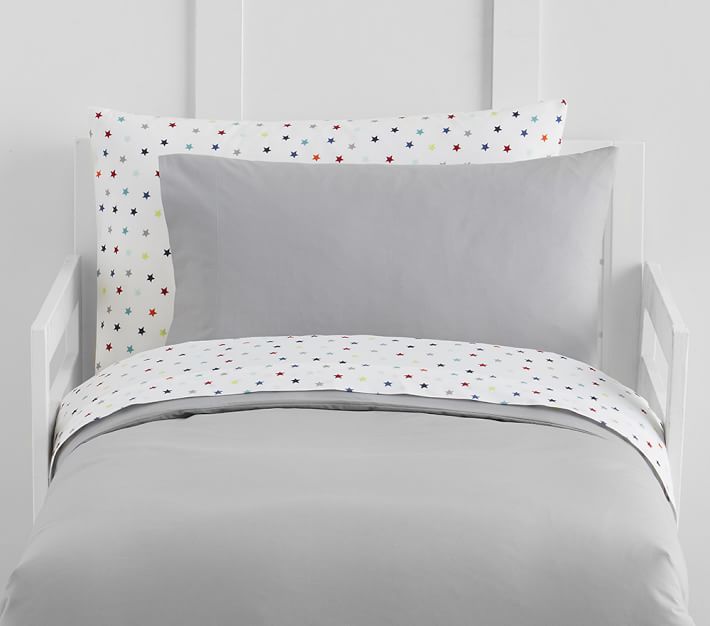 Anic Cotton Toddler Duvet Cover Pottery Barn Kids