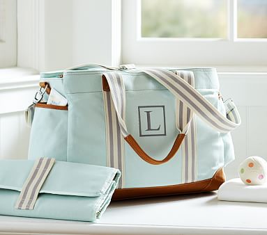 Aqua Classic Diaper Bag | Pottery Barn Kids