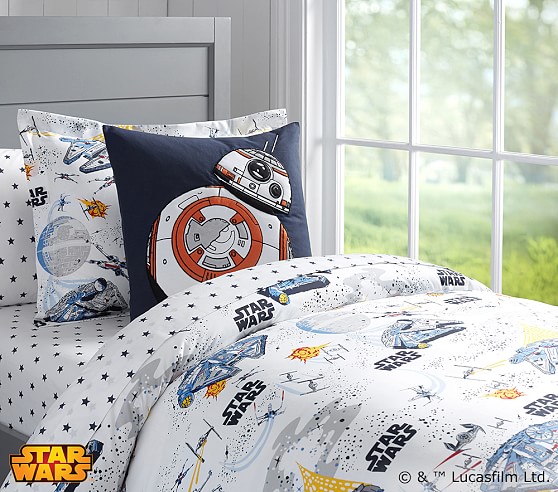 Star Wars™ Millennium Falcon™ Duvet Cover | Pottery Barn Kids