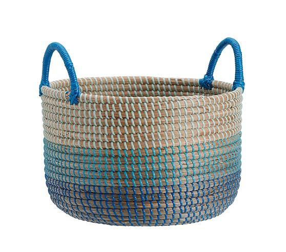 Margherita Missoni Blue Ombre Baskets | Pottery Barn Kids