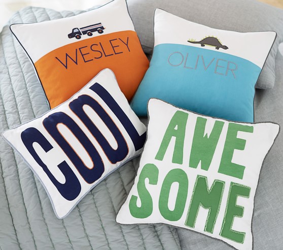 Cool & Awesome Decorative Pillows | Pottery Barn Kids