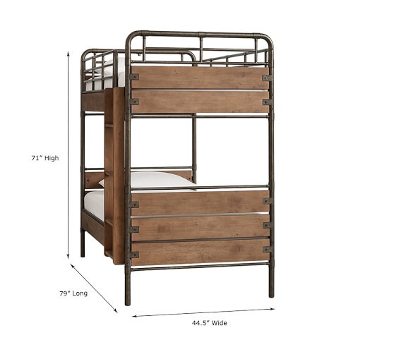 Owen Twin-over-Twin Bunk Bed | Pottery Barn Kids