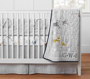 Owen Animal Safari Baby Bedding | Pottery Barn Kids